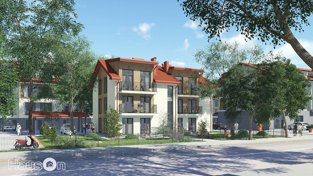 Namo projektas Palangoje vizualizacija namu projektai, www.hauson.lt namu architekturos projektavimo paslaugos