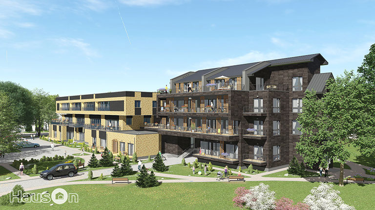 Namu projektai, namo projektas, architektai, projektavimo paslaugos, architektas, www.hauson.lt, daugiabuciai namai, vizualizacija
