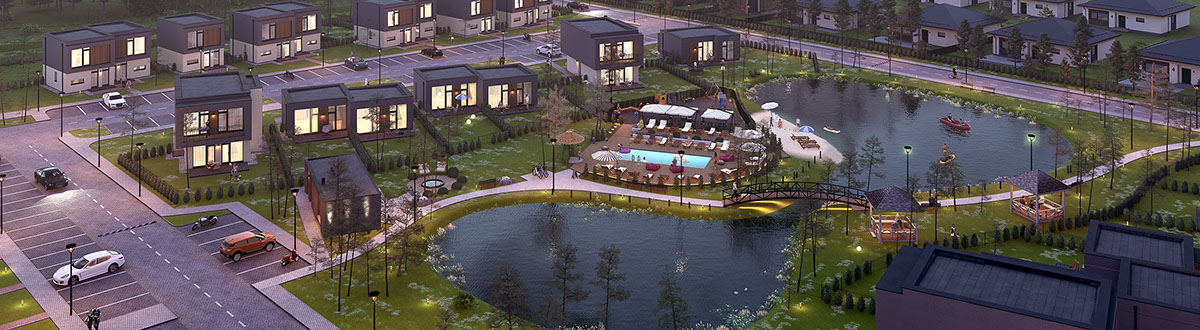 Landšafto projektas, namų kvartalas, namu projektai, namo projektas, architektai, individualus, architektas, www.hauson.lt