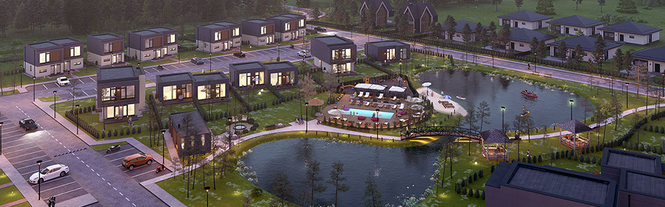 Landšafto projektas, namų kvartalas, namu projektai, namo projektas, architektai, individualus, architektas, www.hauson.lt