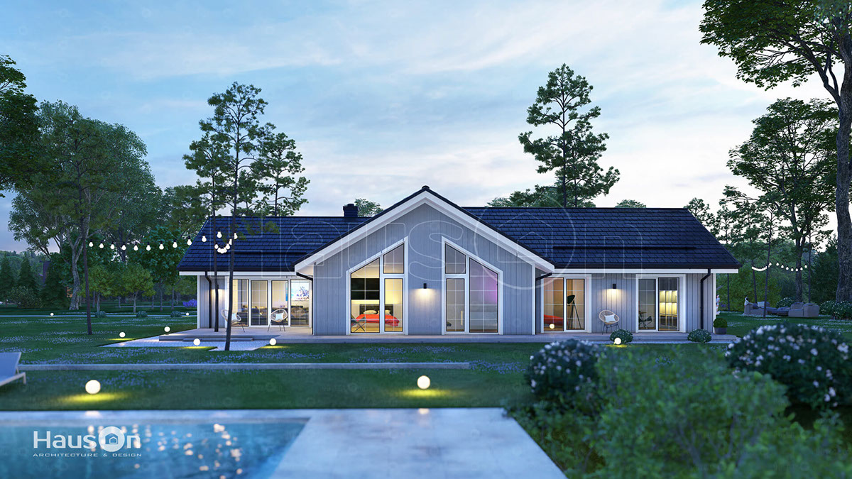 Namo projektas Desa, namų projektai - Hauson.lt