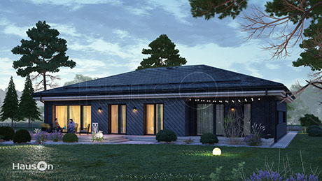 Kartotinis namo projektas Nukas, kartotiniai namu projektai - Hauson.lt, leidimas statybai