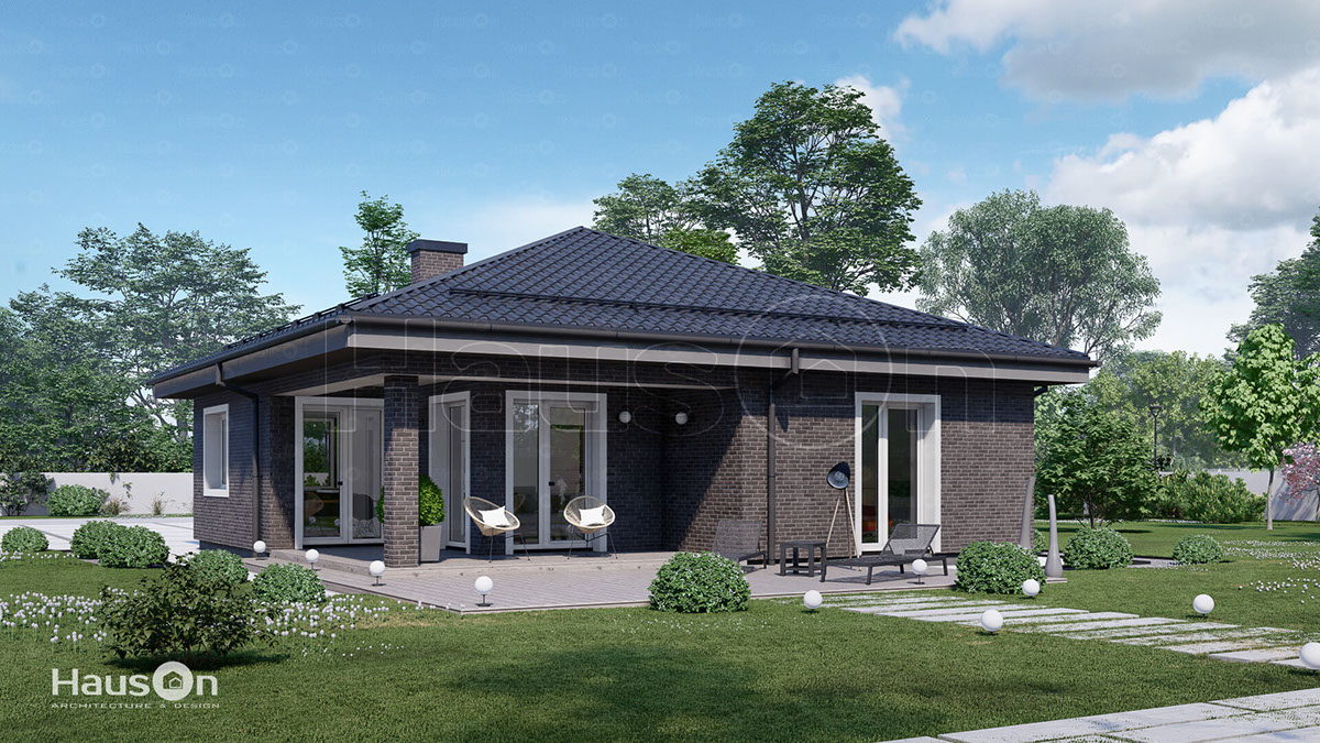 Namo projektas Otas 2, namų projektai - Hauson.lt