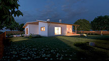 HausOn.lt namų projektai, namo projektas, architektai, projektavimo paslaugos, vizualizacija, vieno aukšto namas, modernūs namai